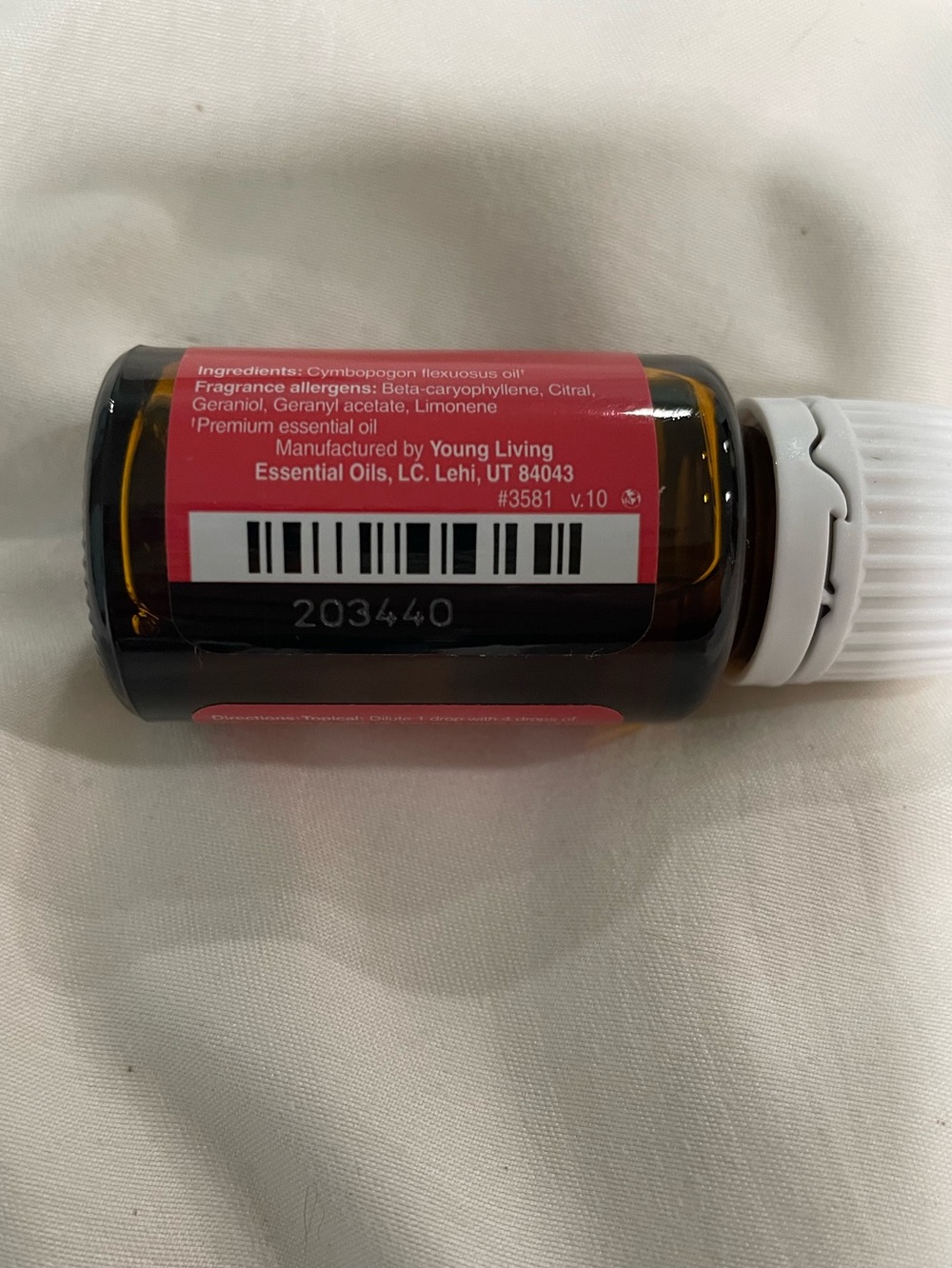 Young Living Lemongrass Essential Oil - Brand New Sealed Unopened 15 ml bottle - Picture 2 of 8